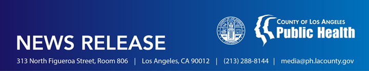 LA County Public Health News Release 