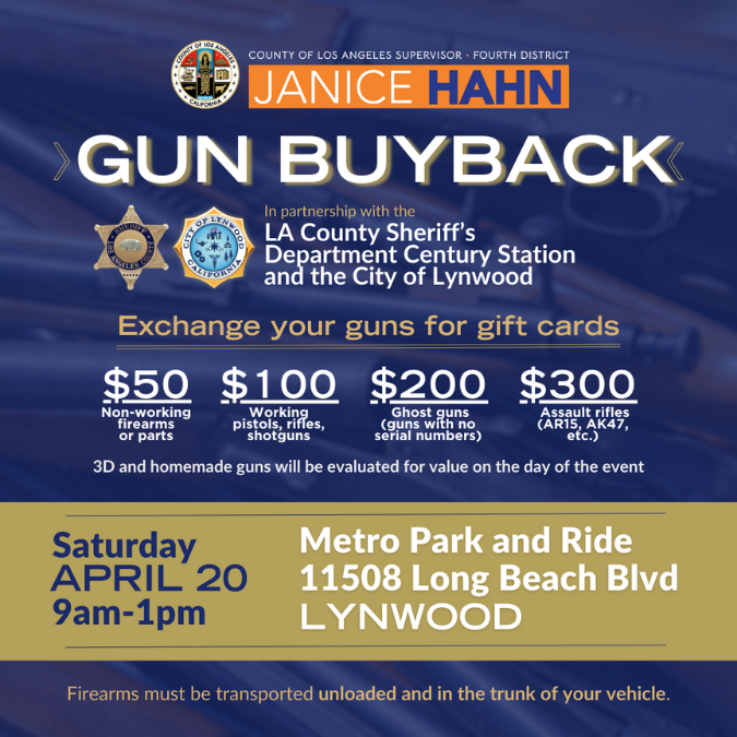 Lynwood Gun Buyback