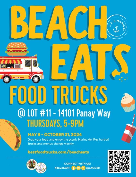 Food Truck Flyer for Beach Eats events