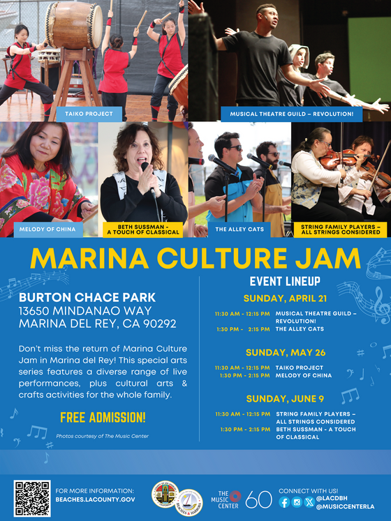 LA county Beaches and Harbor Marina Culture Jam events