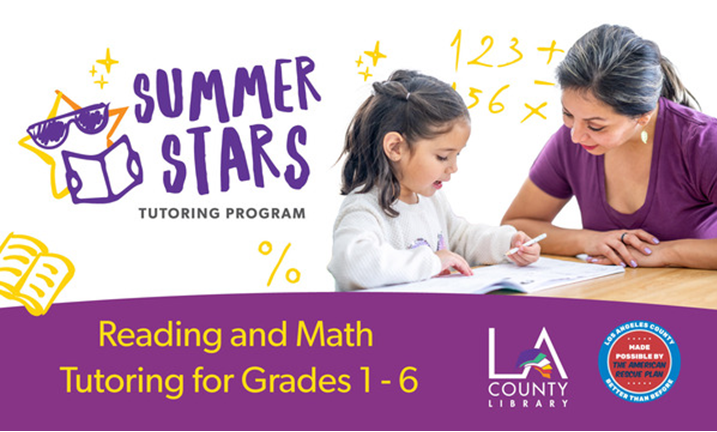 LA County Library Summer Stars Tutoring Program