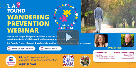 LA Found Wandering Prevention Webinar