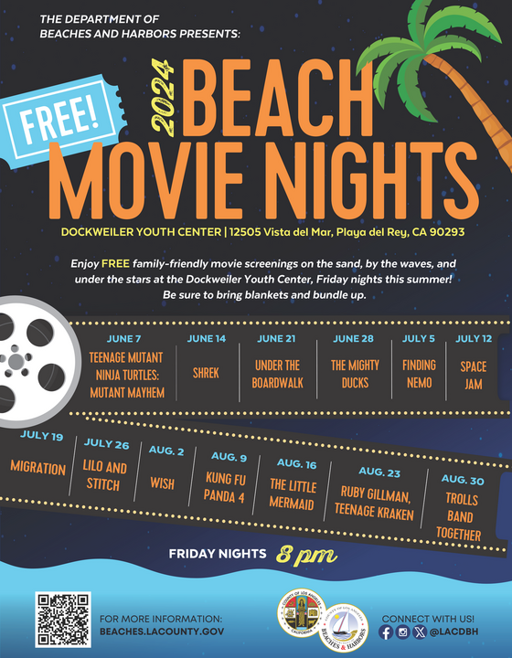 LA County Beaches and Harbors' Friday Movie Night