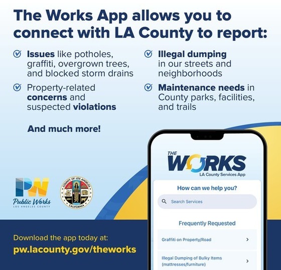 LA County Public Works - The Works App