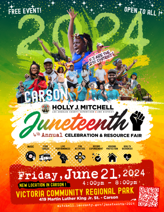 Juneteenth Event Hosted By Supervisor Holly Mitchel on June 21. 