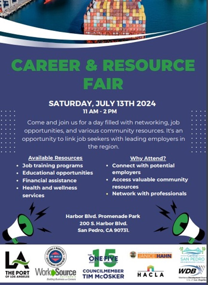 ATTEND THE CAREER & RESOURCE FAIR IN SAN PEDRO