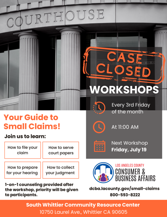 Case Closed Workshops