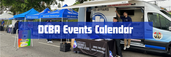 DCBA Events Calendar