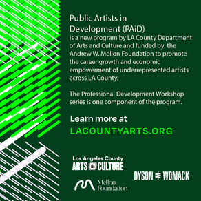 PUBLIC ARTISTS IN DEVELOPMENT (PAiD) PROGRAM