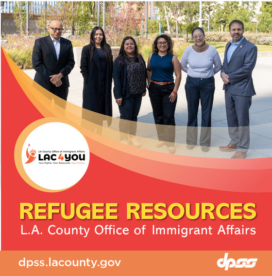 Refugee Resources with Office of Immigrant Affairs banner