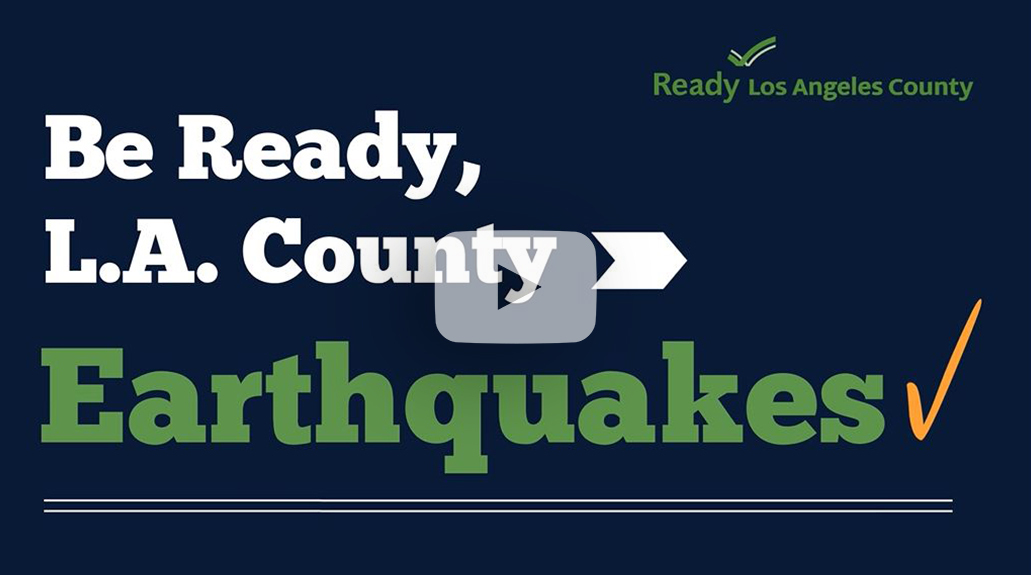 Be Ready LA County Earthquake