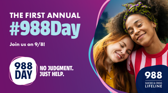 First annual 988 Day flyer