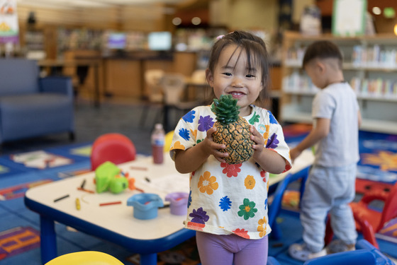 Kids enjoying the East LA Library 