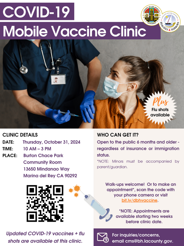 COVID-19 Mobile Vaccine Clinic 10.31.24