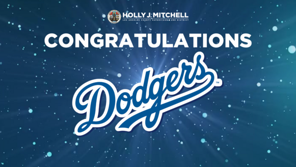 Congratulations Dodgers