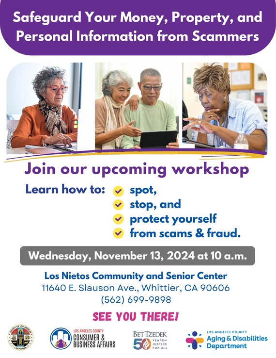 Scam & Fraud Prevention Workshop