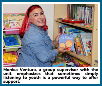 Monica Ventura, a group supervisor with the unit