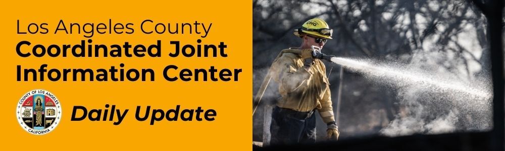 la county coordinated joint information center daily update