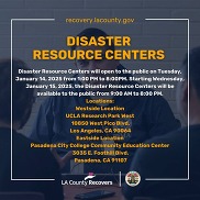 LOCAL ASSISTANCE & DISASTER RECOVERY CENTERS