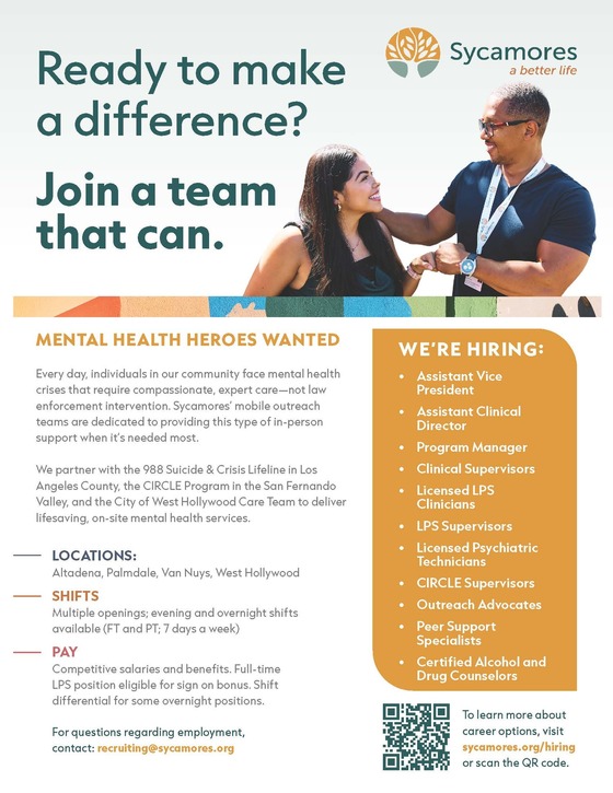 Sycamores Job Fair Flyer