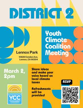2ND DISTRICT YOUTH CLIMATE COALITION MEETING