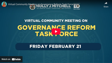 Governance Reform Info Session