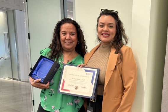 Kidest Babi with APS' Rosa Jasso