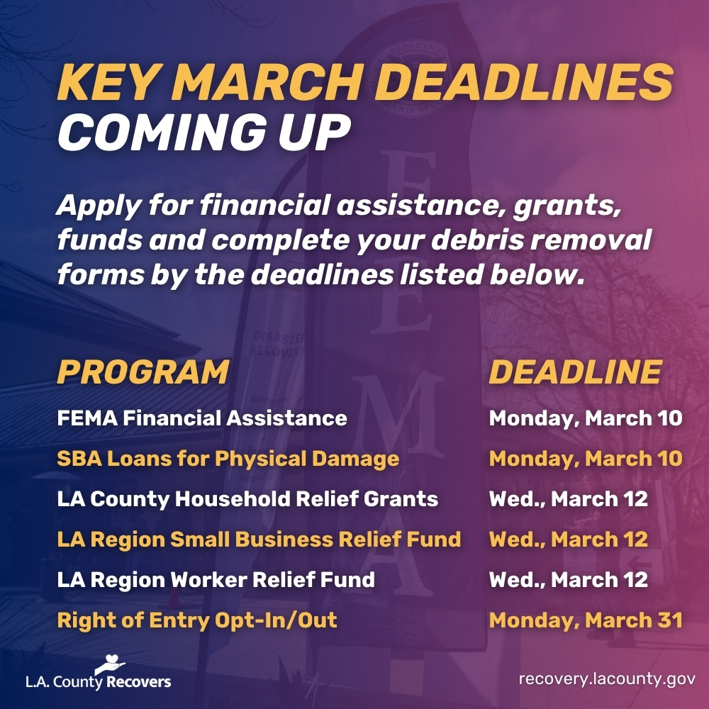 March Deadlines JIC Update 2.28.25