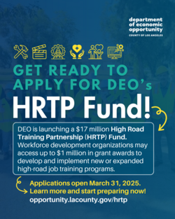 New High Road Training Partnerships Fund