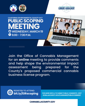 CALIFORNIA ENVIRONMENTAL QUALITY ACT PUBLIC SCOPING MEETING