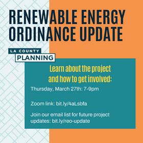 Renewable Energy Ordinance Update