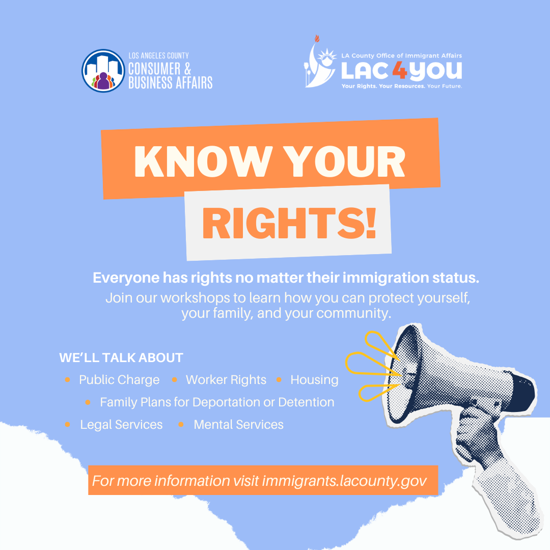Office of Immigrant Affairs: Know Your Rights