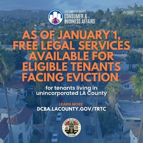 Free Legal Services for Tenants Facing Eviction in Unincorporated LA County