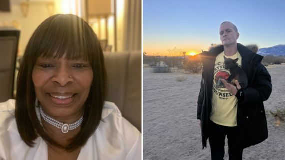 Patient stories - Carolyn Bell (left) and Jared Hagar (right)