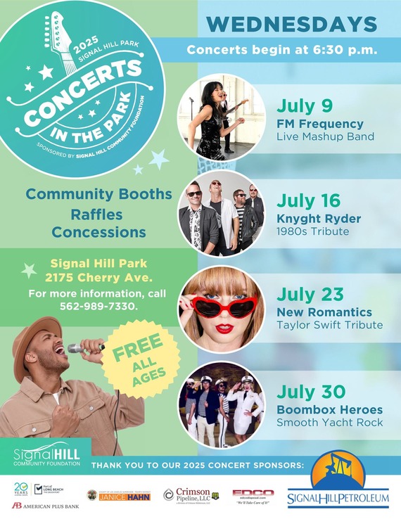 Summer concerts at Signal Hill Park