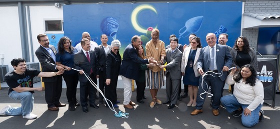 Ribbon Cutting for Muslim Mural Unveiling at Islamic Center of Southern California