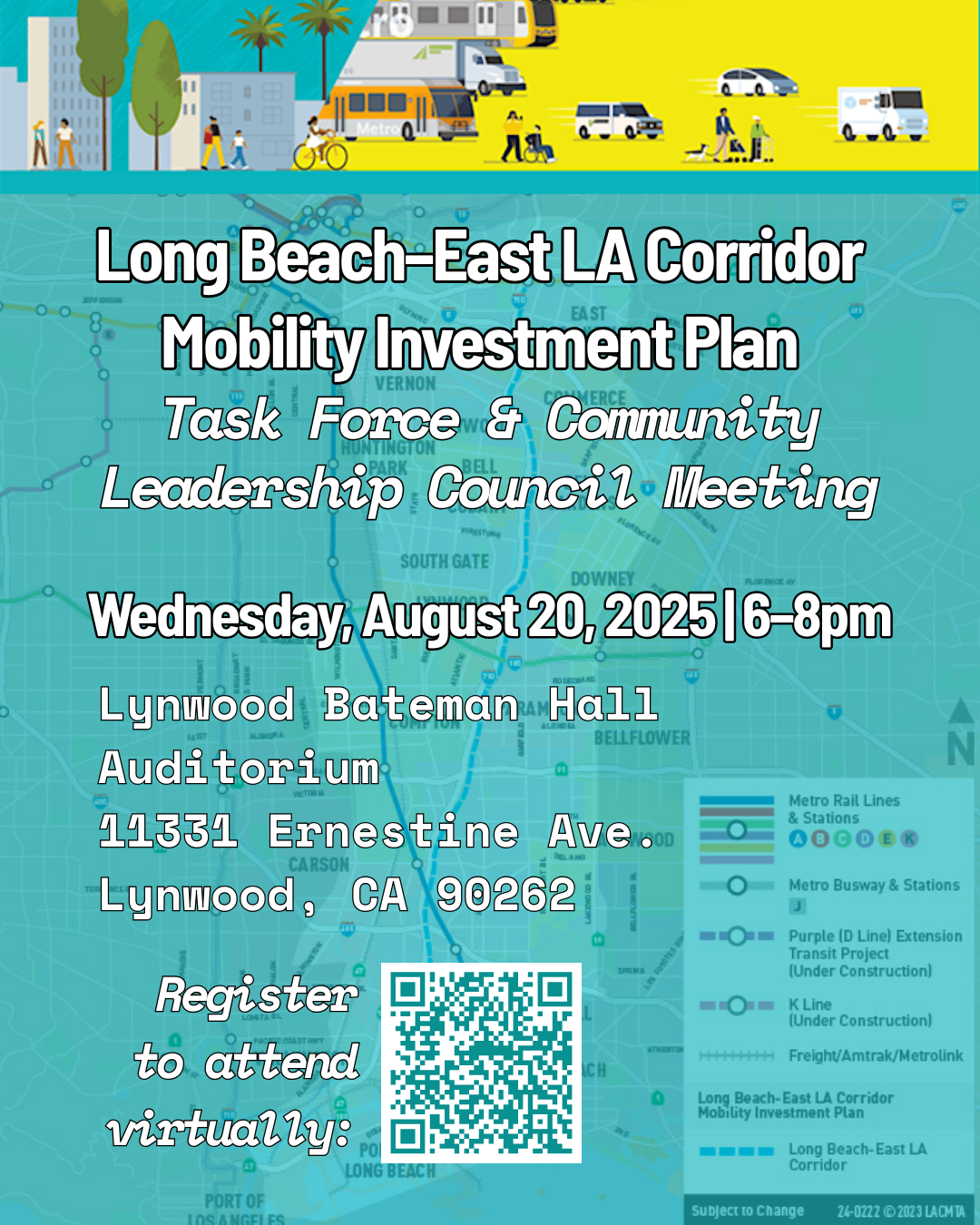 LB-ELA corridor mobility investment plan meeting