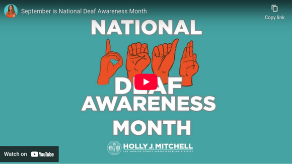 National Deaf Awareness Month
