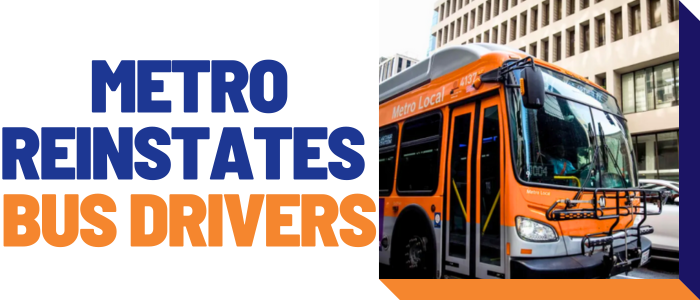 Metro reinstates bus drivers