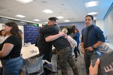 George Casillas with Attendees at the Suicide Prevention Coffee Chat