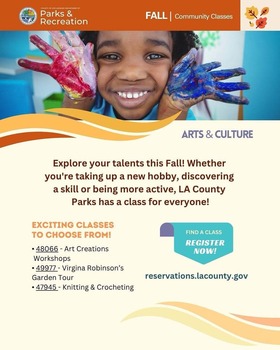 LA County Parks Community Classes