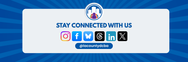 Follow DCBA on Social Media