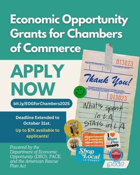 Economic Opportunity Grants for Chambers of Commerce