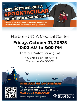 Blood Drive at the Harbor UCLA Medical Center