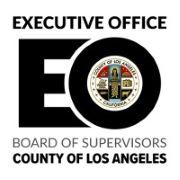 Executive Office of the Los Angeles County Board of Supervisors