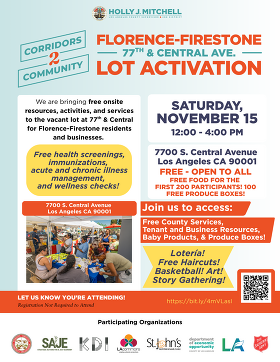 Corridors 2 Community November 15