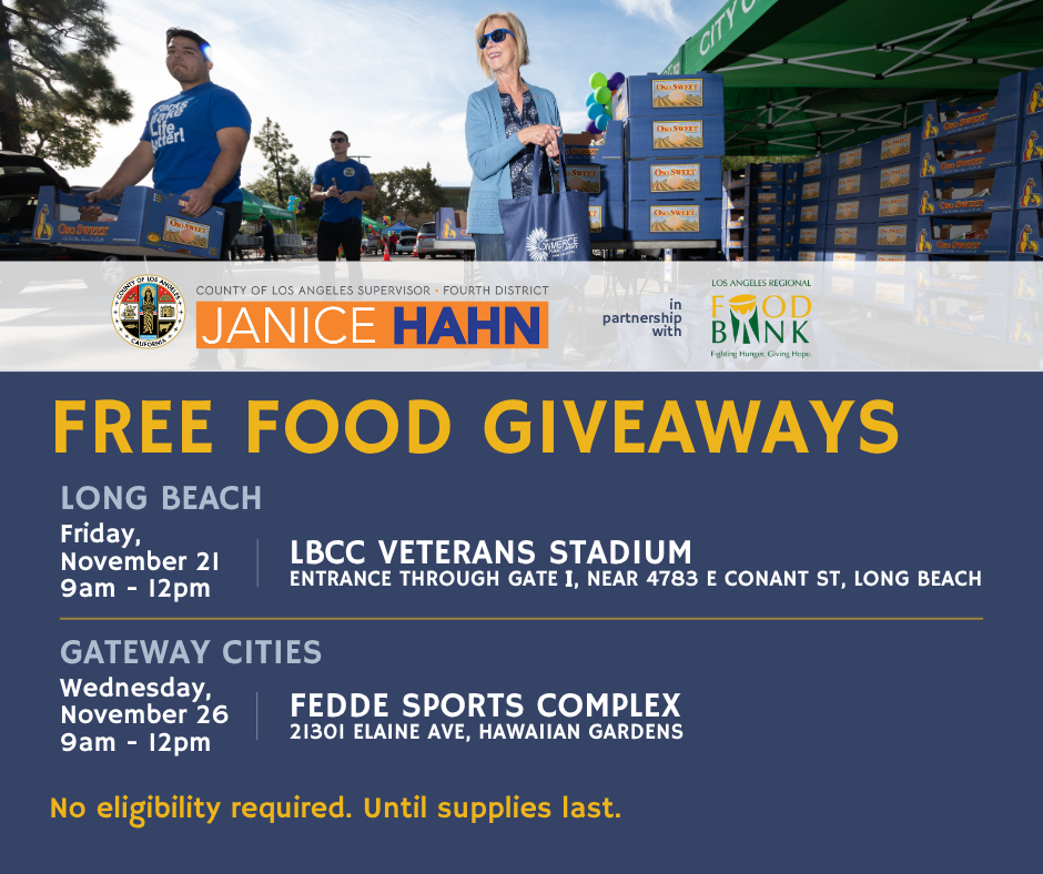 Food giveaways flyer