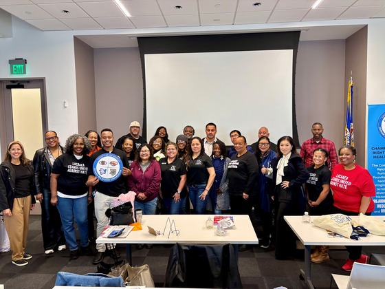 HRC and LA County Employee Associations Member at Awareness Forum