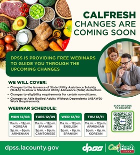 CalFresh Webinars