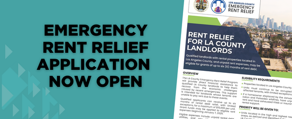 Emergency Rent Relief Application Now Open
